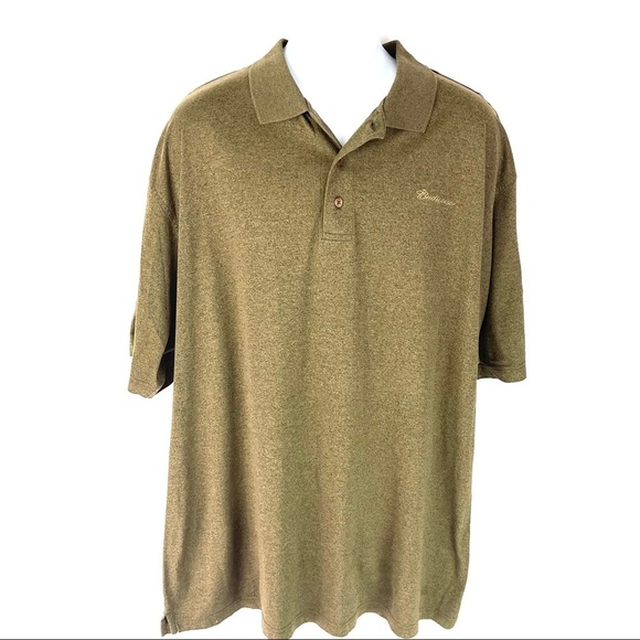 Budweiser Men’s Brown Polo Shirt L - Picture 1 of 4
